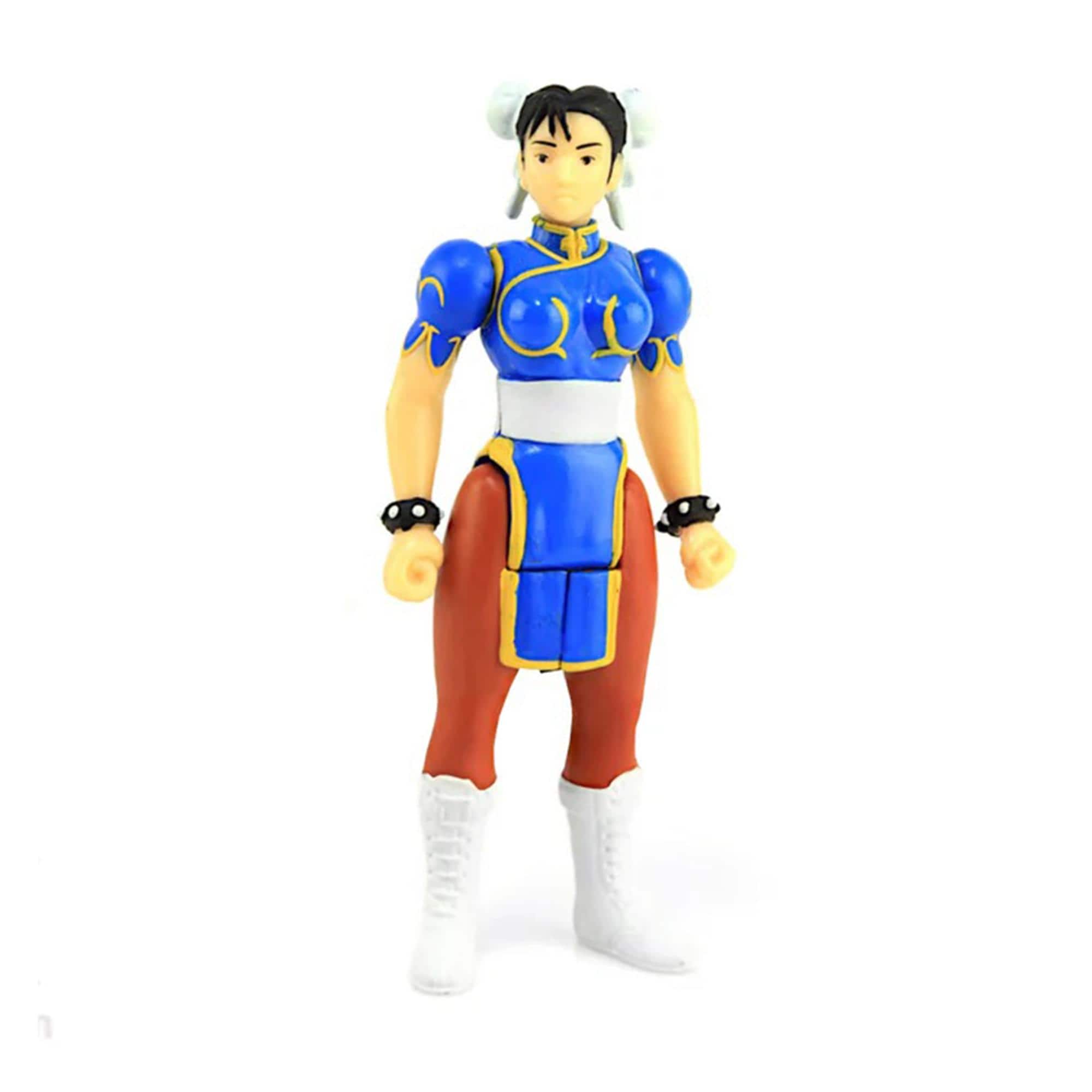 Super7 Street Fighter 2 3.75 Inch ReAction Figure | Chun Li Blue