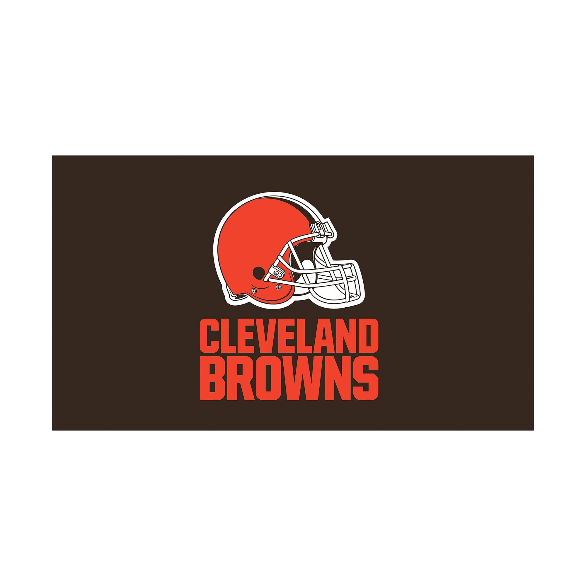 Evergreen Enterprises - Cleveland Browns 16" x 28" Full Color Indoor/Outdoor Logo Turf Mat - Multicolor