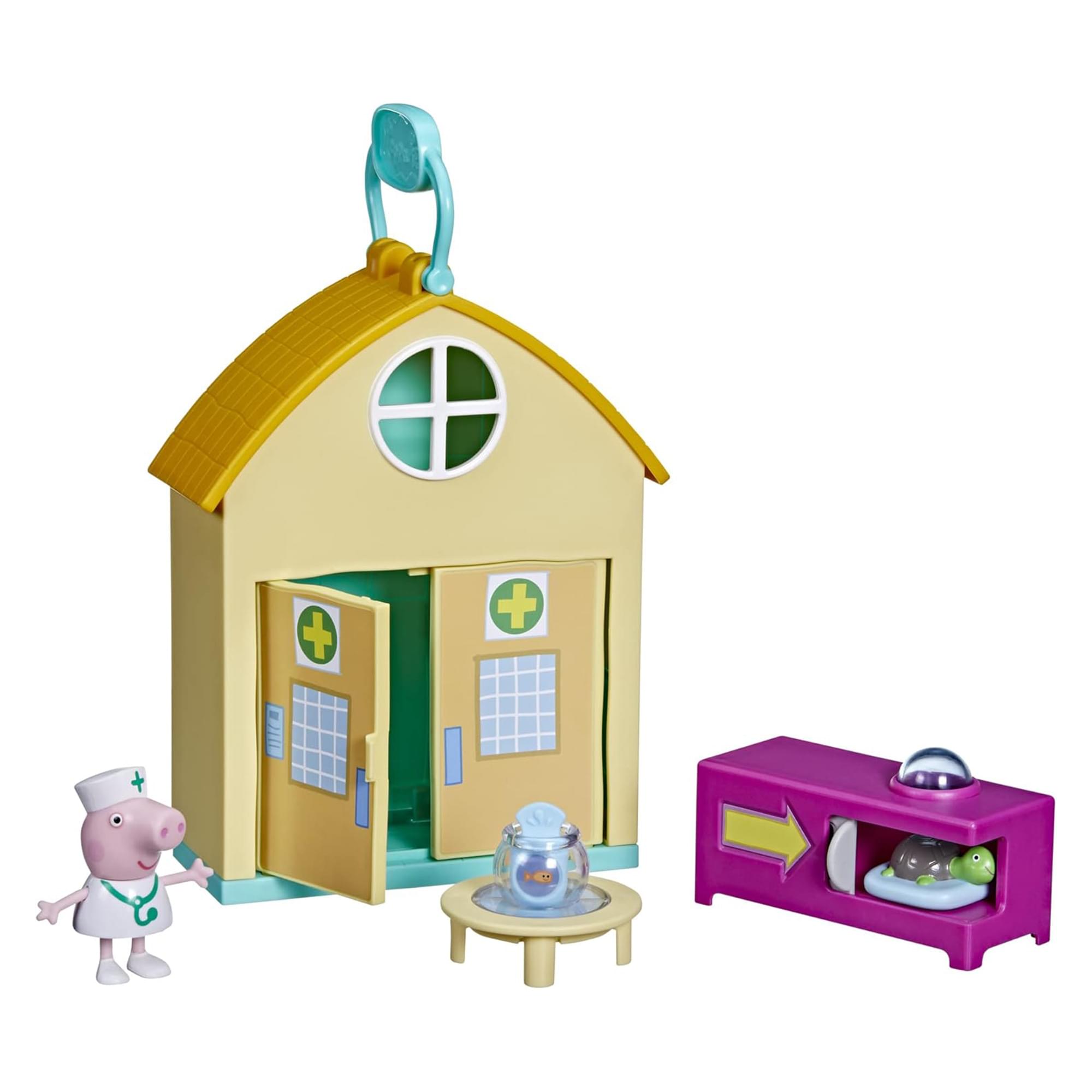 Alt View 2. Hasbro - Peppa Pig Adventures Vet Visit Figure Playset - Pink.