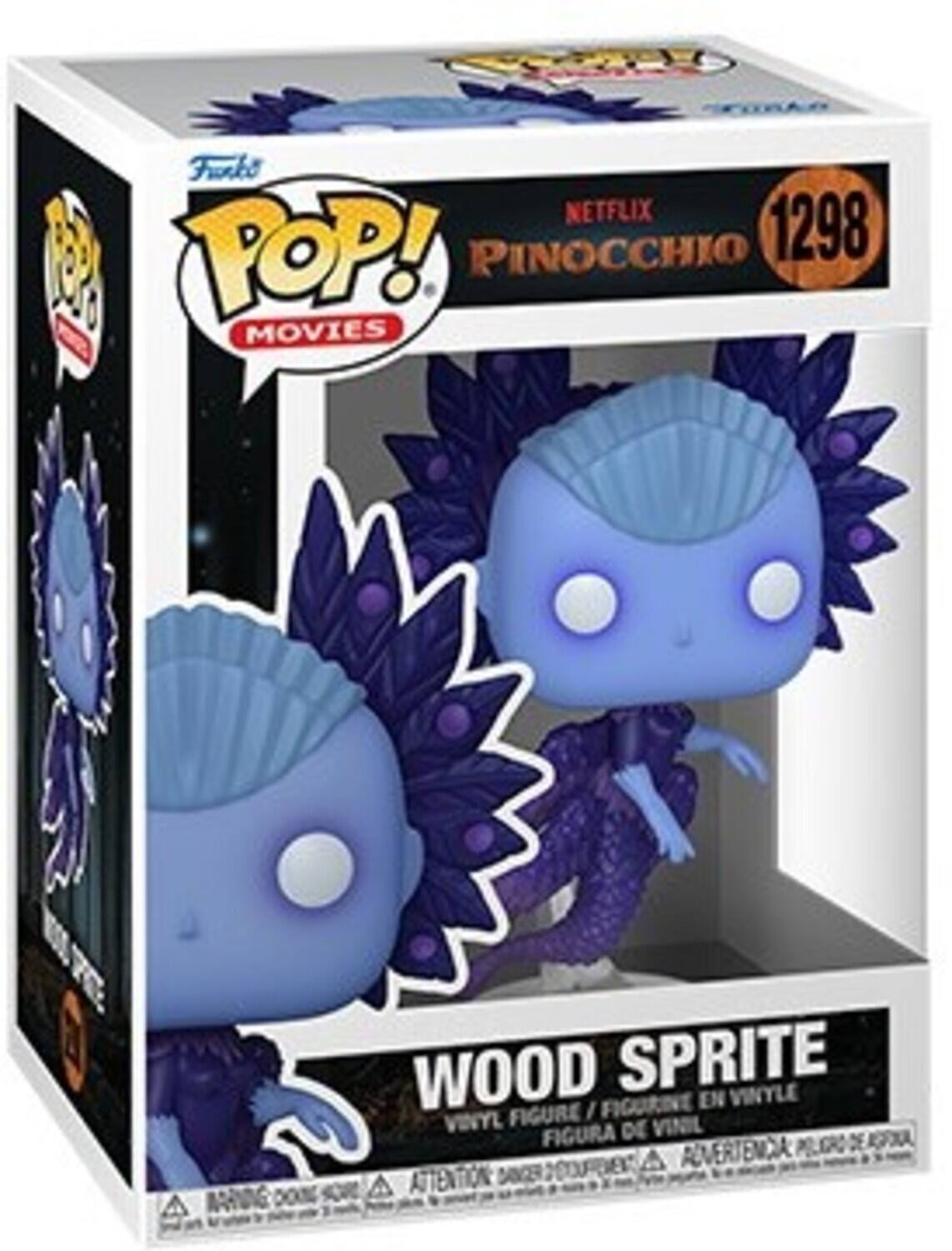 Frkke POP! MOVIES NETFLIX PINOCCHIO 1298 WOOD SPRITE FIGURINE EN VINYLE FIGURE  VINYL DE VINIL FIGURA PEGRO D AGA REVERTENA ATTENTION PAN0ORES A