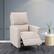Left. CorLiving - Alder Manual Fabric Recliner - Beige.