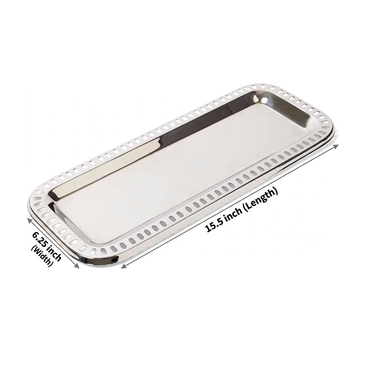6.25 inch (Width) 15.5 inch (Length)