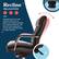 Recline RELAXATION Patented easy-to-reach controls allow you to adjust your recline settings for a personalized fit. Flip the left lever upwards to recline and twist the knob to adjust tension.