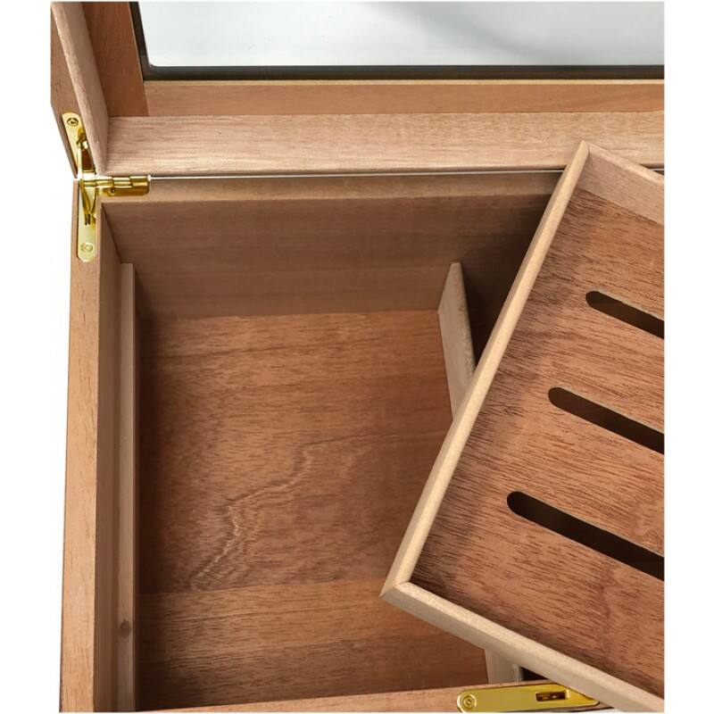 Alt View 2. Prestige - Bally Digital Cigar Humidor - Cherry Finish.