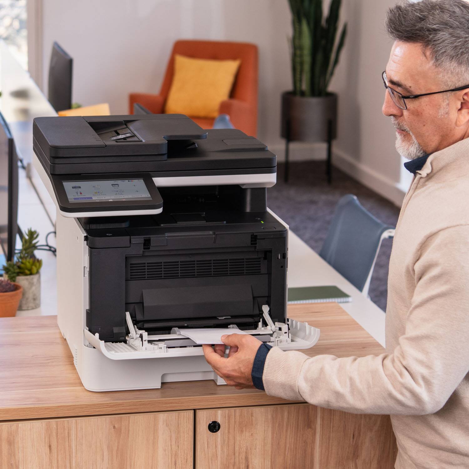 Alt View 12. Brother - MFC-L8930CDW Color Laser All-in-One Printer with Duplex Print, Scan, Copy and Low-Cost Printing - White.