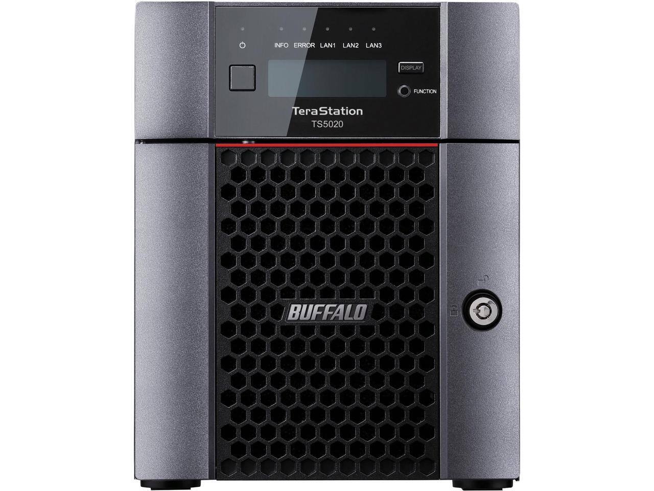 INFO ERROR LAN1 LAN2 LAN3 DISPLAY FUNCTION  
TeraStation TS5020  
BUFFALO