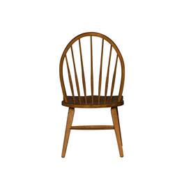 Liberty Furniture Industries - Hearthstone Ridge Windsor Back Side Chair-Set of 2 in Tobacco - Brown