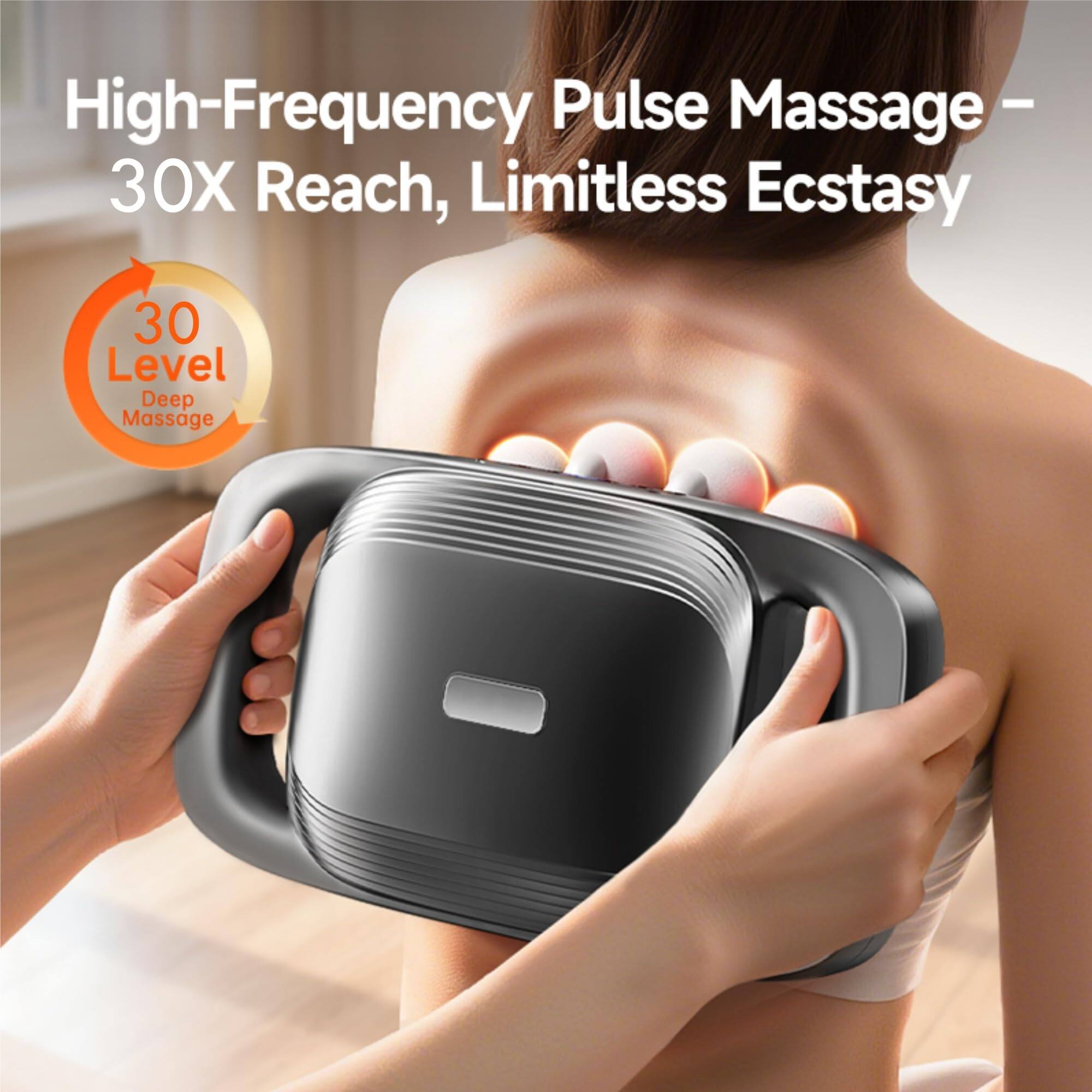 High-Frequency Pulse Massage – 30X Reach, Limitless Ecstasy

30 Level Deep Massage