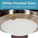 White Frosted Glass
2x13 Watt E26 Bulbs Sold Separately