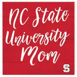 Jardine - NC State Wolfpack 10'' x 10'' Mom Plaque - Red