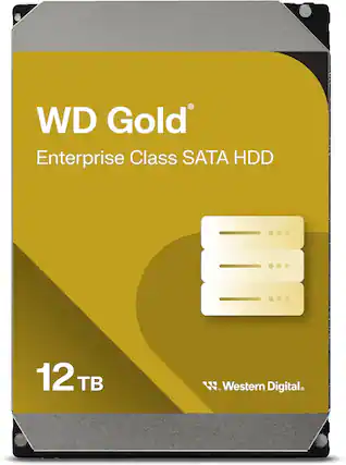 WD Gold
Enterprise Class SATA HDD
12 TB
Western Digital