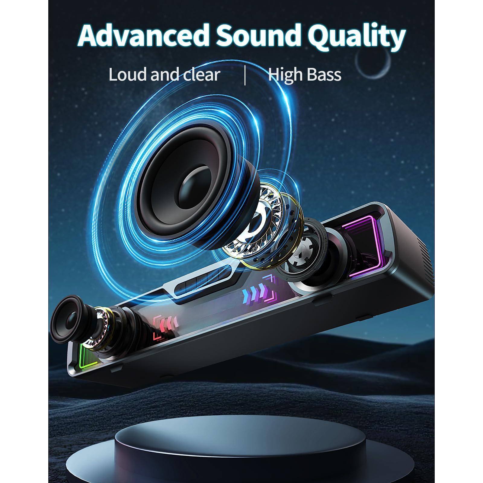 Advanced Sound Quality  
Loud and clear | High Bass