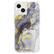 Front. Case-Mate - Print Hardshell Case for iPhone 13 - Navy Marble.