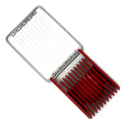 Norpro - Dual Sided Flip N' Slice Mushroom, Egg, Cheese, and Butter Slicer - Red