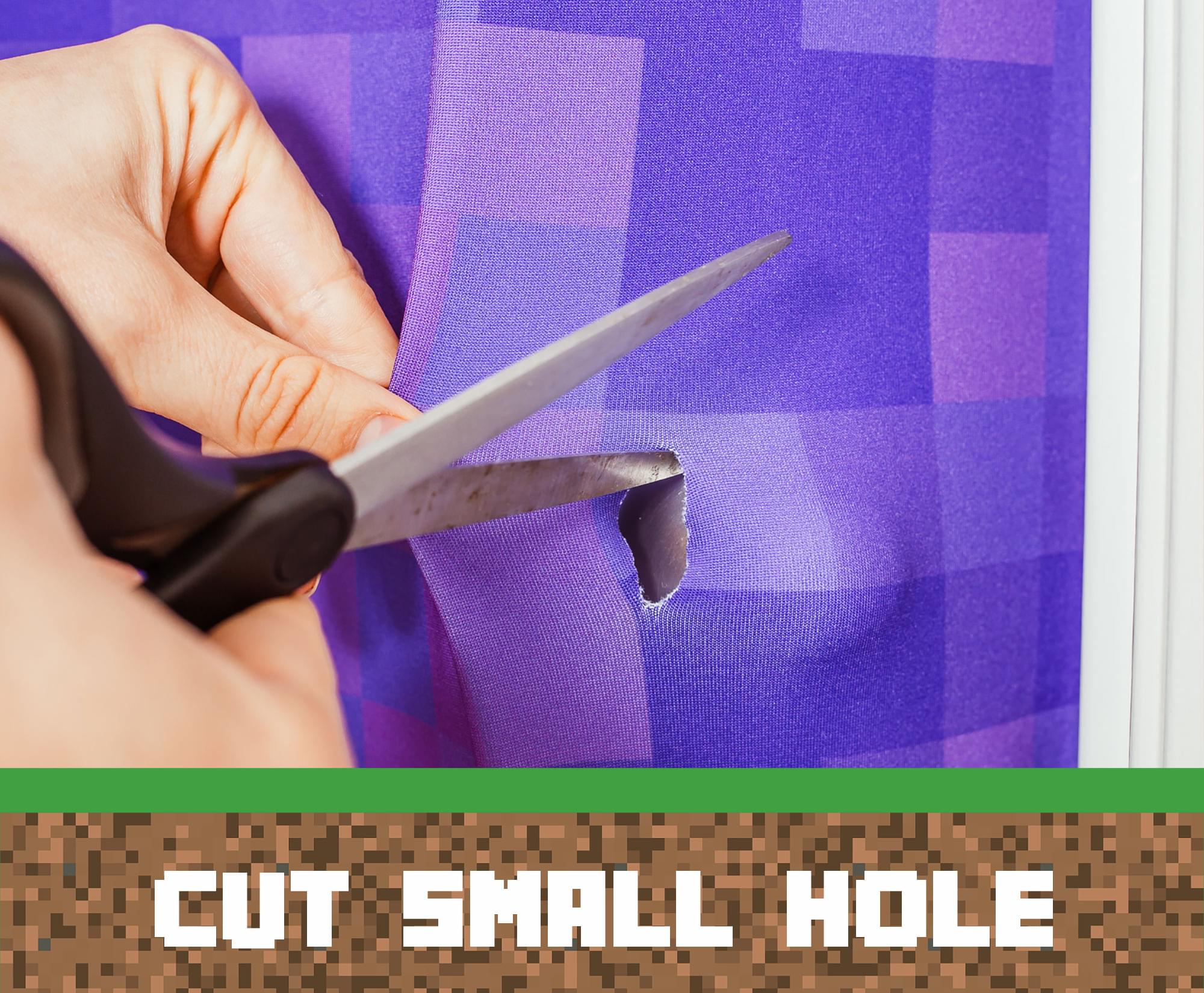 CUT SMALL HOLE