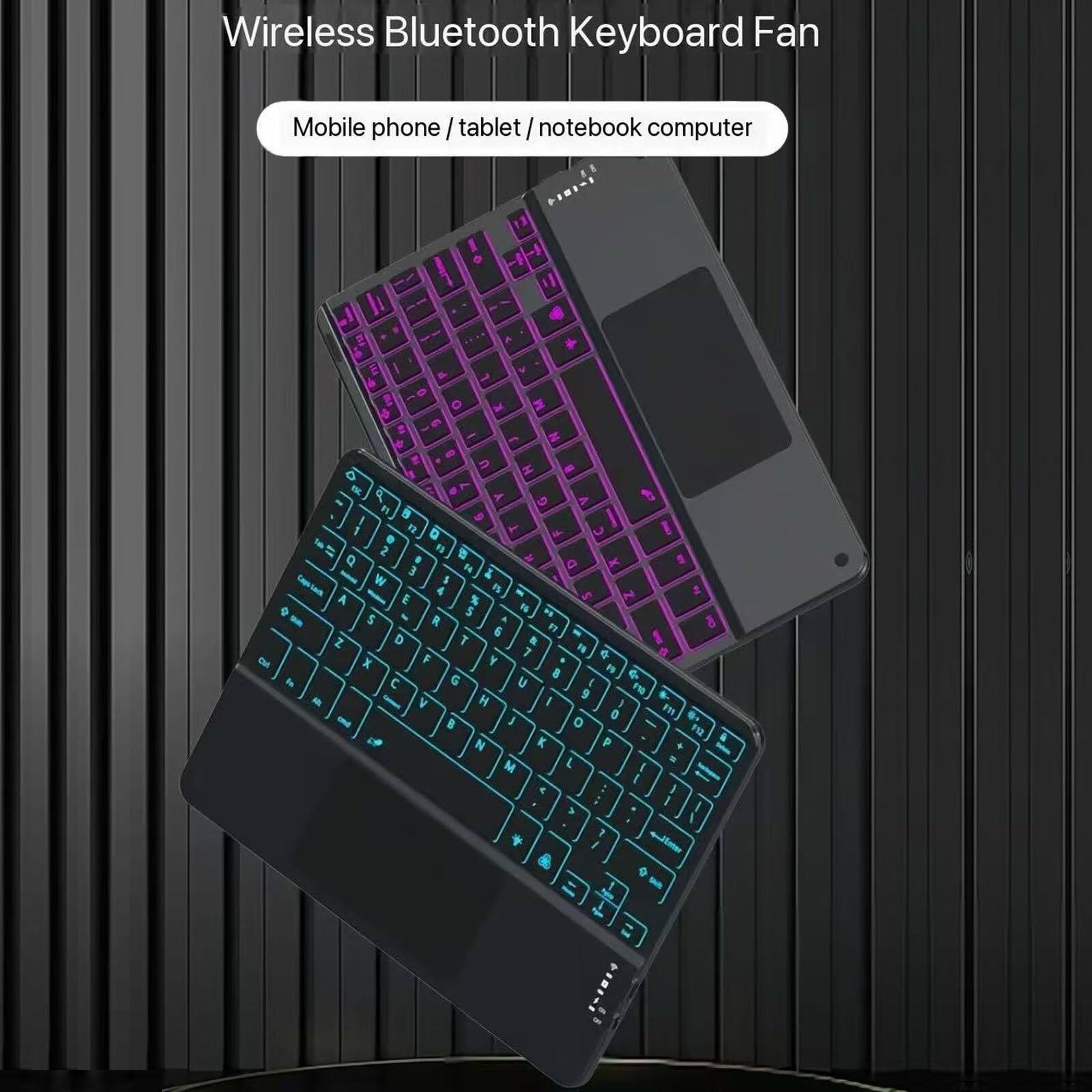 Wireless Bluetooth Keyboard Fan  
Mobile phone / tablet / notebook computer