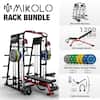MIKOLLO RACK BUNDLE
M4 Smith Machine 1200 LBS WEIGHT CAPACITY
FID Weight Bench
230LBS Rubber Bumper Plates
- 10LBS x 2
- 35LBS x 2
- 45LBS x 2
- 25LBS x 2
Cable Accessories