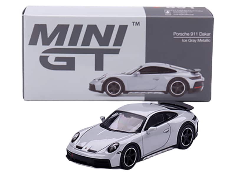 Porsche 911 Dakar Ice Gray Metallic Limited Edition 1/64 Diecast