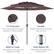 UV Protection: Fabric shade made from quality polyester to diffuse sunlight.
Durable: Powder-coated steel withstands wear over time.
Built-In Crank: Pulley-assisted crank opens and closes the umbrella.
Push-Button Tilt: Freely adjust the angle with a locking tilt joint.