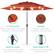 - UV Protection
Fabric shade made from quality polyester to diffuse sunlight
- Durable
Powder-coated steel withstands wear over time
- Built-In Crank
Pully-assisted crank opens and closes the umbrella
- Push-Button Tilt
Freely adjust the angle with a locking tilt joint