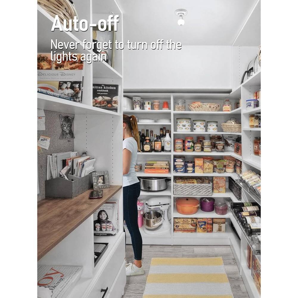 Auto-off  
Never forget to turn off the lights again