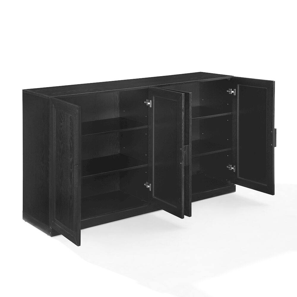 Alt View 1. Crosley Furniture - Essen Sideboard - Black.