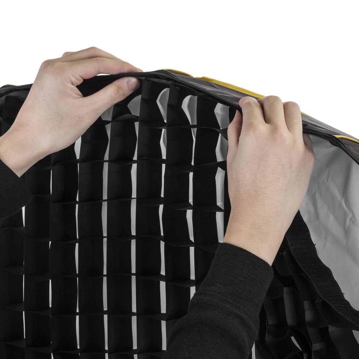 Alt View 2. Glow - Glow Eggcrate Grid for EZ Lock 20" Deep Parabolic Quick Softbox.