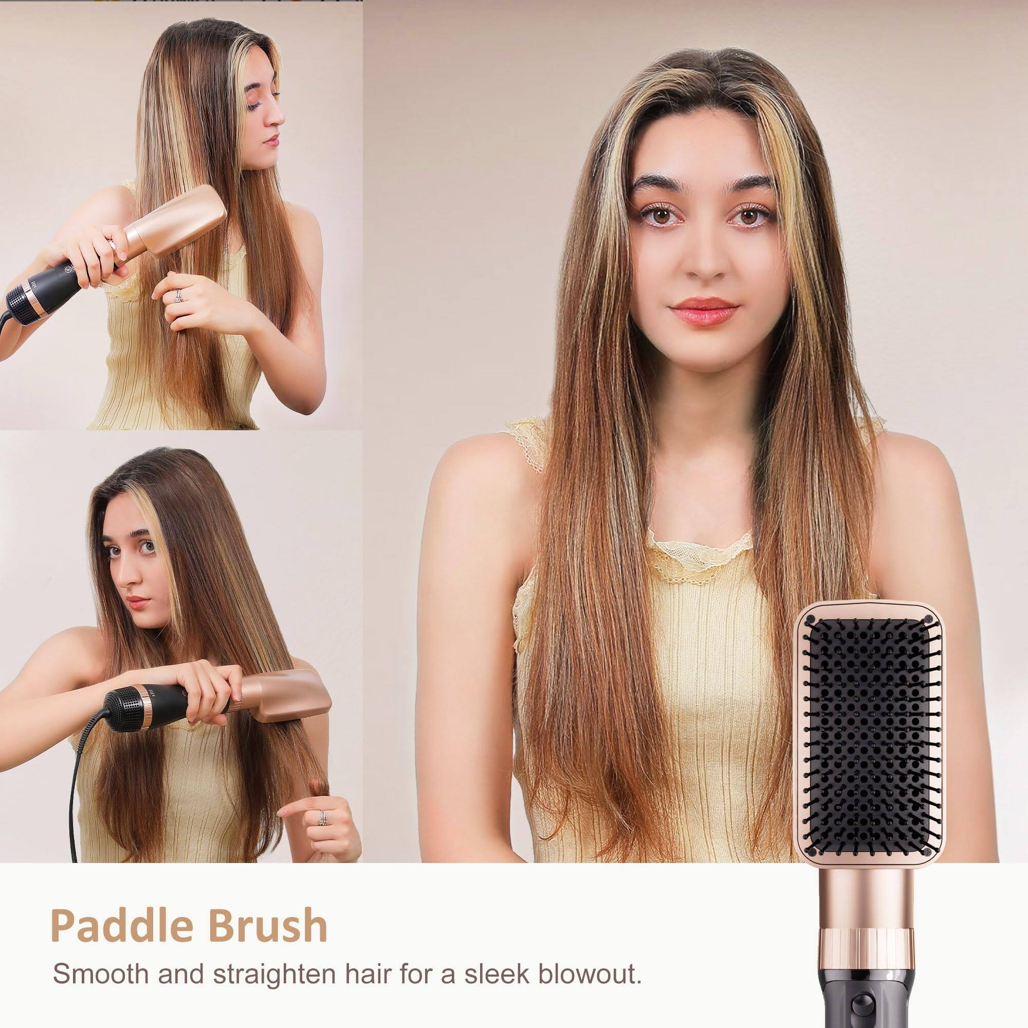Paddle Brush  
Smooth and straighten hair for a sleek blowout.