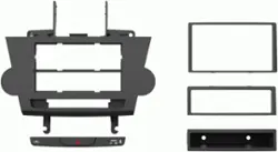 Metra - Dash Kit for 2008-2012 Toyota Highlander (with NAV) Vehicles - Black - Front_Zoom