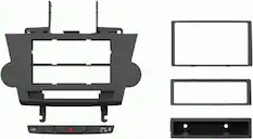 Front. Metra - Dash Kit for 2008-2012 Toyota Highlander (with NAV) Vehicles - Black.