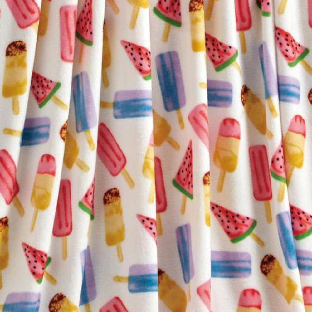 Alt View 2. Noble House - Plazatex Ice Cream Micro plush Decorative All Season Multi Color 50" X 60" Throw Blanket - Multi.