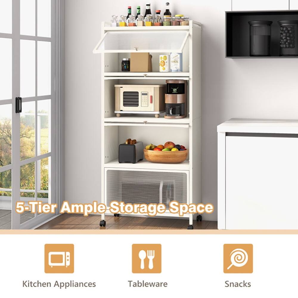 5-Tier Ample Storage Space

Kitchen Appliances | Tableware | Snacks