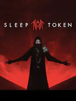 PopMarket - Sleep Token - Rocksax - Sleep Token - Sherpa Fleece Blanket - Red Vessel (60 in x 80 in) - Multicolor