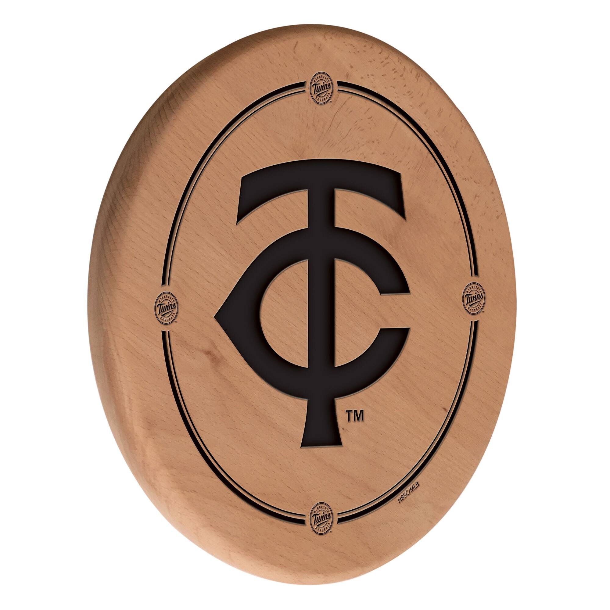 Natural 13" Laser Engraved Solid Wood Sign