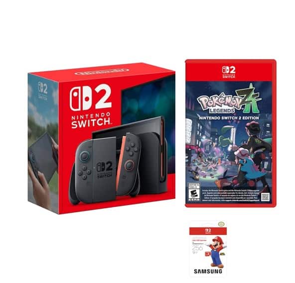 Switch 2 System, Nintendo Pokémon Legends: Z-A, MicroSD, Cleaning Cloth - Nintendo Switch 2 - Nintendo Switch 2