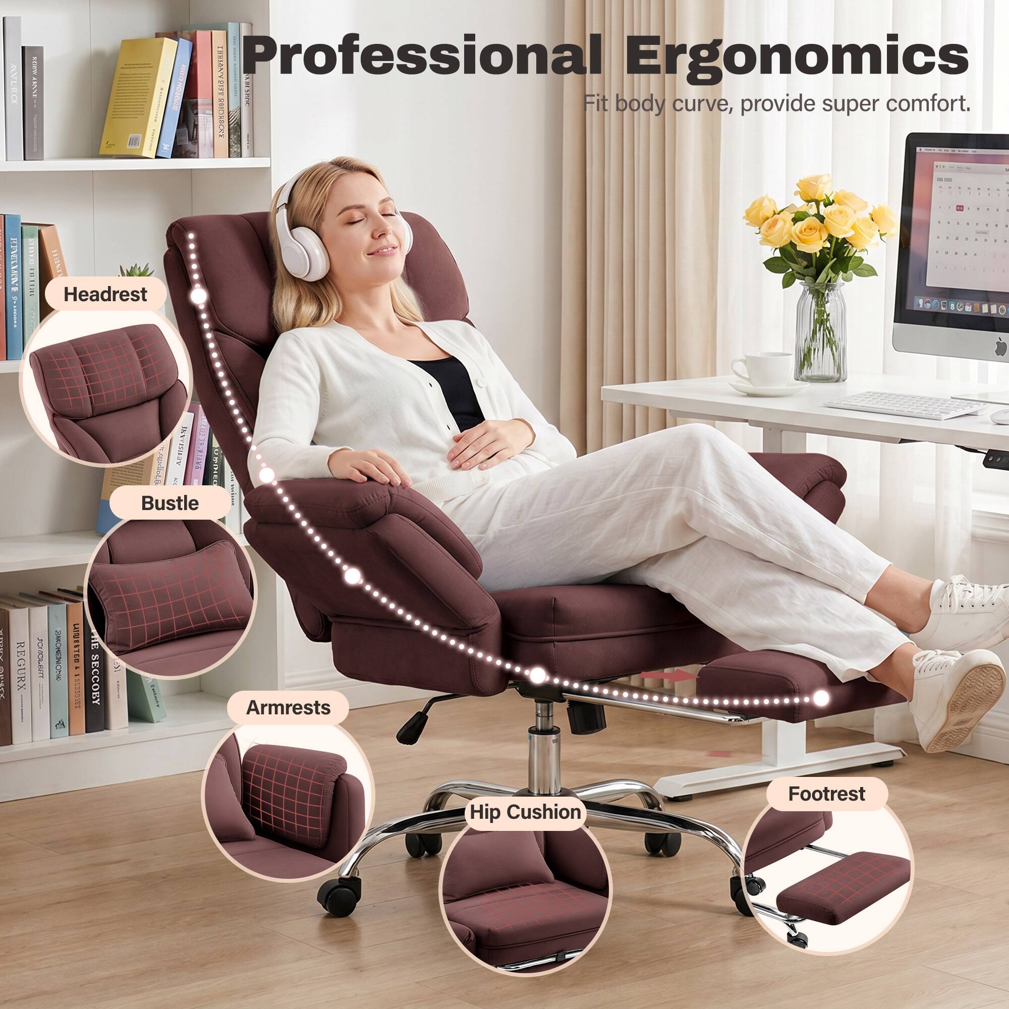 NEWAD ME
SORY WAT .......
THRIANYDIVE EDIBER Professional Ergonomics SINCIE Fit body curve, provide super comfort. BODKECKY / - - - - - - i  UNIII Headrest
Bustle
FIGHT
REGURX
OLOCALEUT
MAOMOME
LUMENTGO . - SIZZOLER
RE SECCOBY
ESS
Armrests
Hip Cushion
Footrest