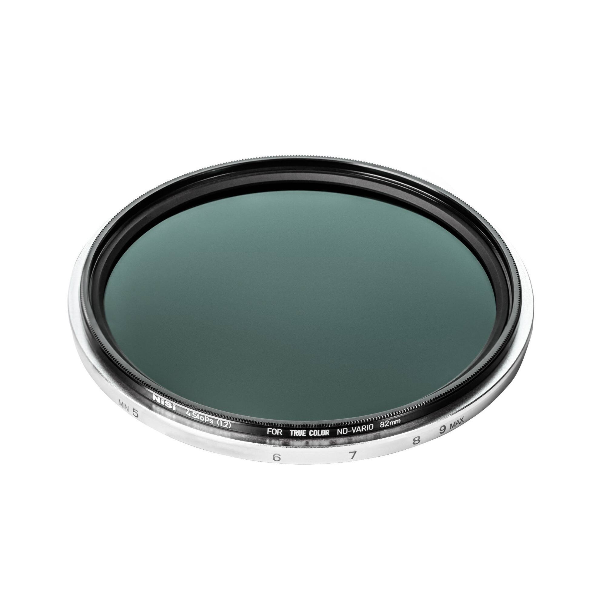 NISI 4 Stops (12)  
FOR TRUE COLOR  
ND-VARIO 82mm  
MIN 5  
MAX 9