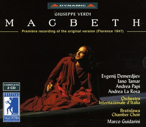 G. Verdi - MacBeth (1st Recording of 1847 Florence Version)   - COMPACT DISCS [CD]