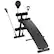 Alt View 20. Costway - Adjustable Incline Curved Workout Fitness Sit Up Bench with Speed Ball 2 straps - Black.