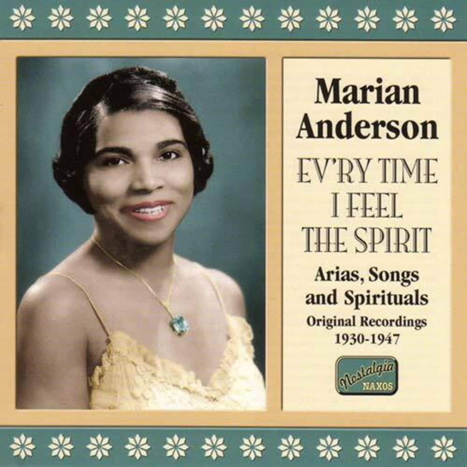 Marian Anderson - Ev'ry Time I Feel the Spirit (1930-47)   - COMPACT DISCS [CD] price history on PriceWatchPro