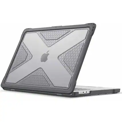 Front. Kitcheniva - Protective Rugged Case For MacBook Pro 16 Inch 2023 Model Gray - Gray.