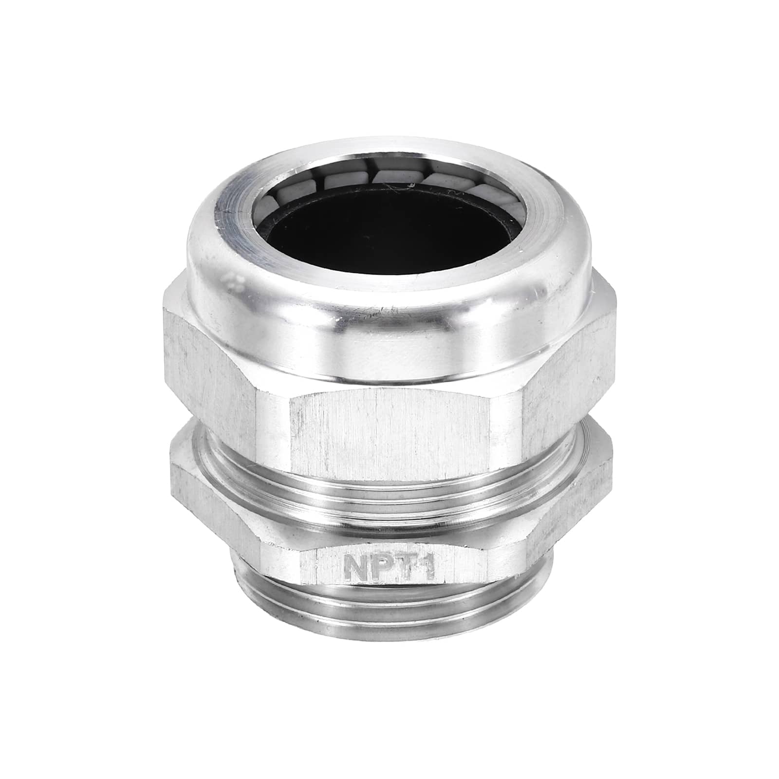 "Unique Bargains - 1"" NPT Cable Gland, IP68 Waterproof Strain Relief, 304 Stainless Steel, for 18-25mm Wire, 1pc - Silver" price history on PriceWatchPro