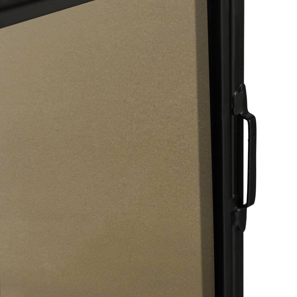 Alt View 9. Elegant Decor - Metal frame Rectangle Mirror 24 inch Black - Black.