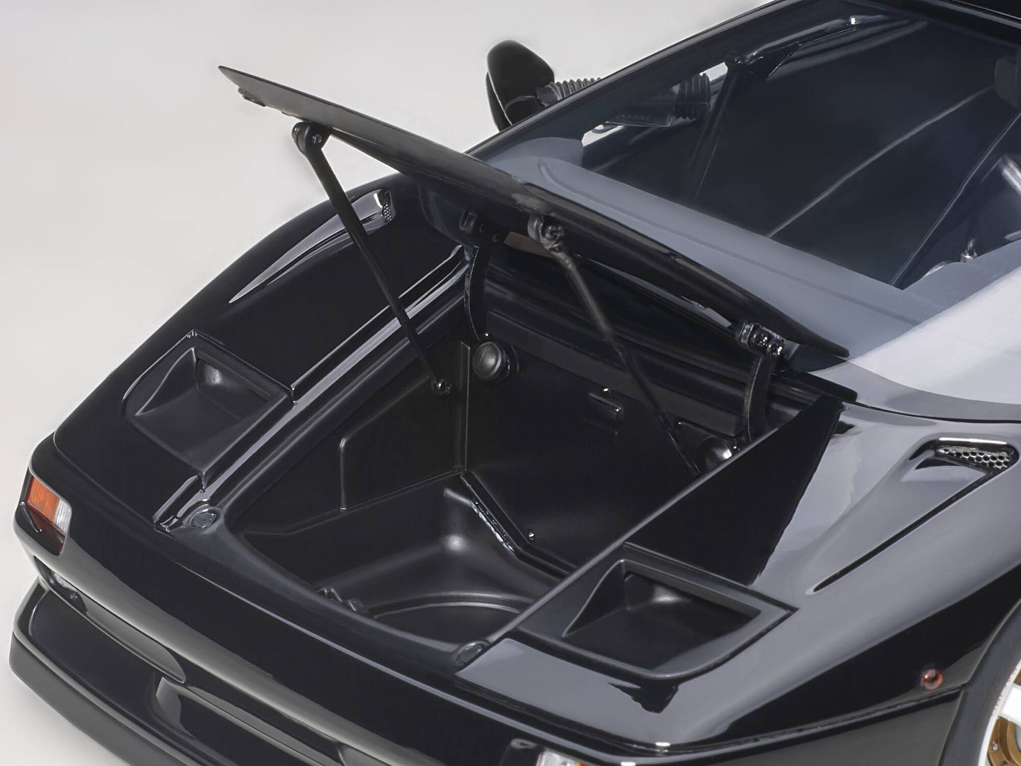 Alt View 2. Autoart - Lamborghini Diablo SV-R Deep Black 1/18 Model Car by Autoart.