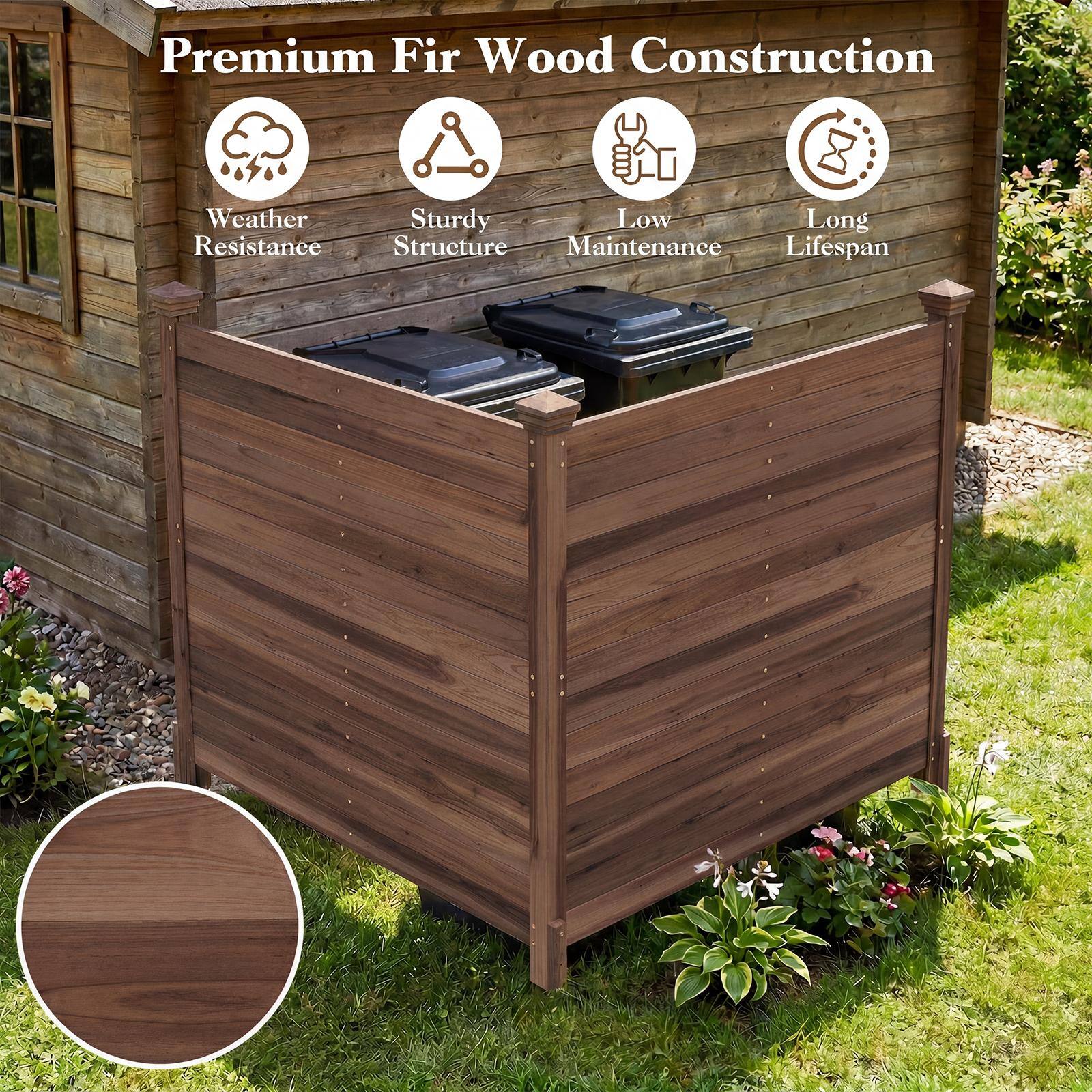 Premium Fir Wood Construction

- Weather Resistance
- Sturdy Structure
- Low Maintenance
- Long Lifespan