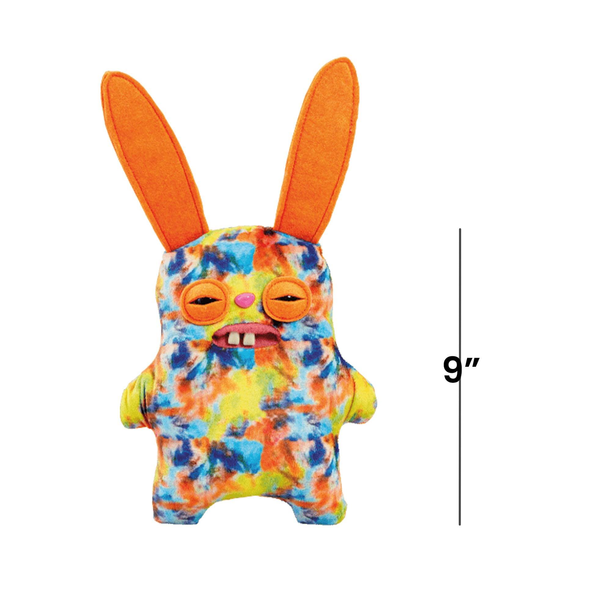 Alt View 4. ZURU - Fugglers Laboratory Misfits 9 Inch Plush | Rabid Rabbit - Orange.