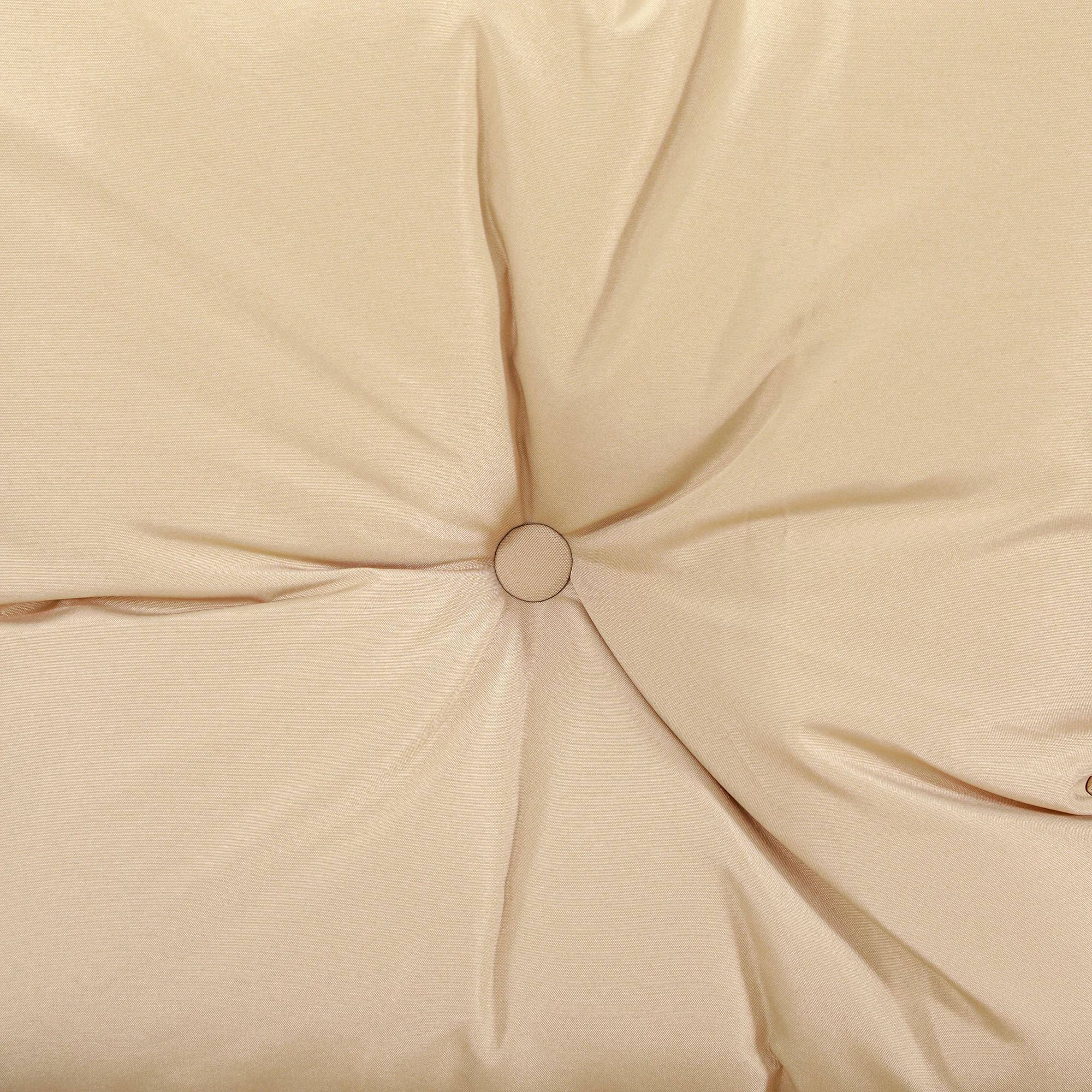 Left. Resenkos - Resenkos 3 Seater Rattan Sofa, Outdoor Sectional Furniture, Beige - Beige.