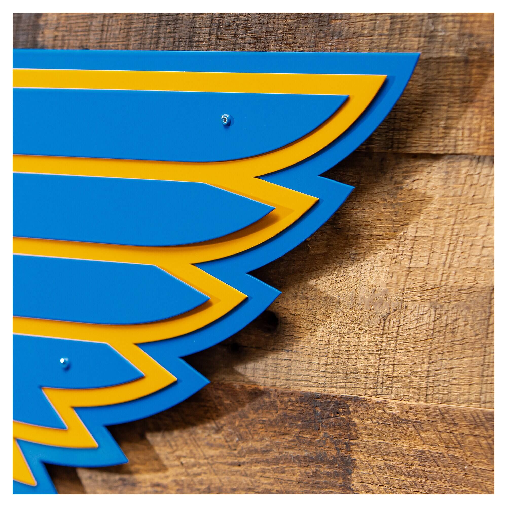 Alt View 2. Evergreen Enterprises - St. Louis Blues 23" Layered Metal Wall Art Sign - Multicolor.