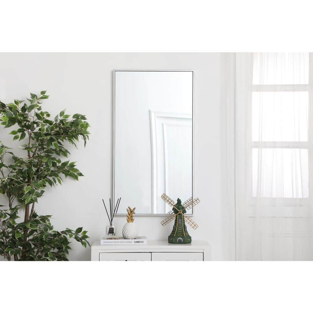 Elegant Decor - Metal frame rectangle mirror 20 inch in - Silver price history on PriceWatchPro