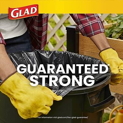 GLAD  
GUARANTEED STRONG  

For information visit glad.com/the-glad-guarantee/